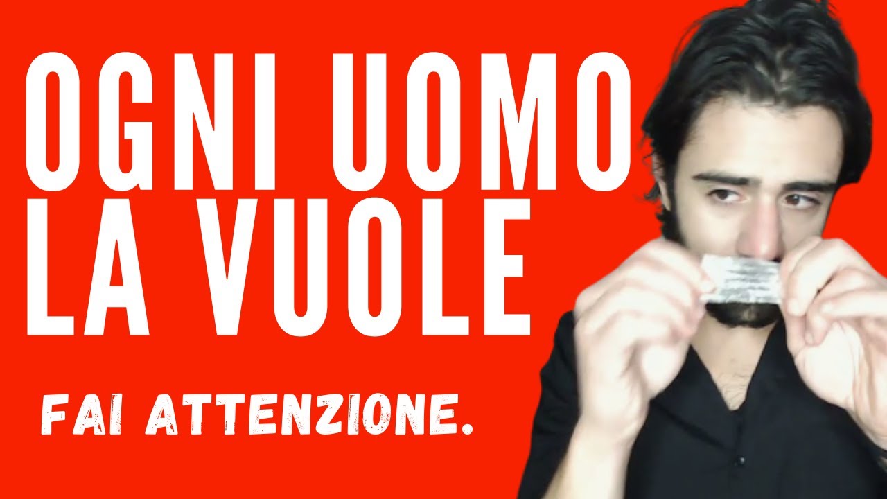 PRINCIPIO PER FARSI cercare e inseguire da un uomo SUBITO. (è brutto)