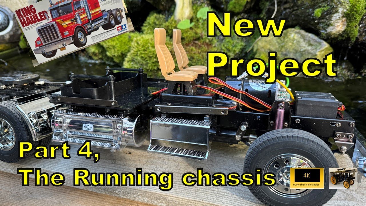 Part 4 -Tamiya Lorry 1/14 King Hauler RC Truck, The running Chassis