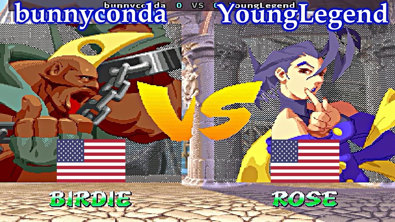 Street Fighter Alpha 2 - bunnyconda vs YoungLegend