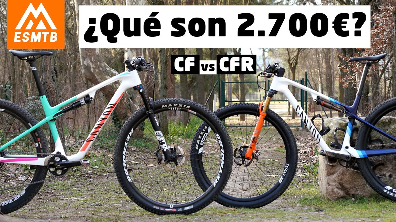 Canyon Lux World Cup CF 7 vs Canyon Lux World Cup CFR Team