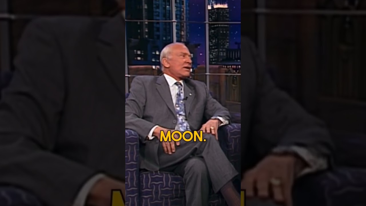 buzz aldrin says moon landing was animated #moon #moonlanding #nasa #neilarmstrong #buzzaldrin