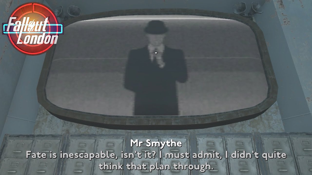 Meeting Mr Smythe at the Angel Laboratory in Fallout London