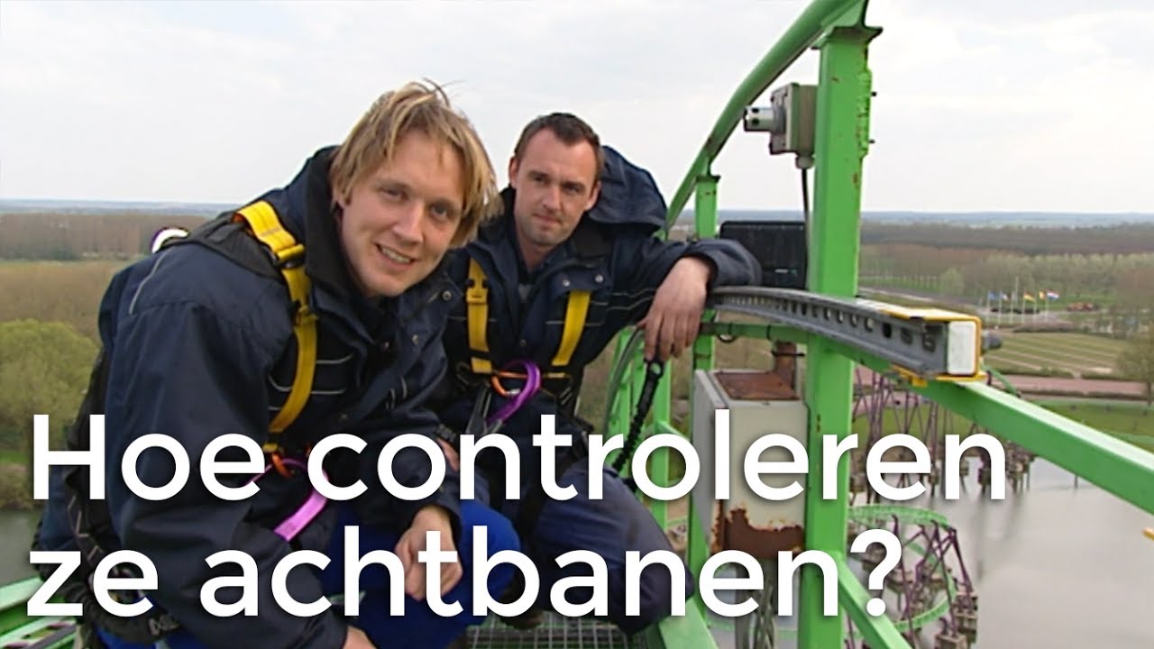 Hoe controleren ze achtbanen? | Het Klokhuis