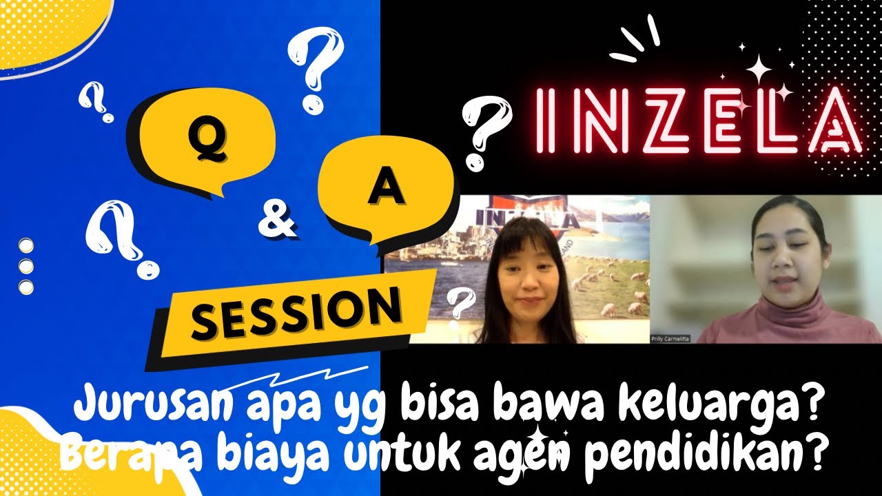 AKHIRNYA Q&A SAMA INZELA AGEN PENDIDIKAN YANG AKU PAKAI KE NEW ZEALAND!!