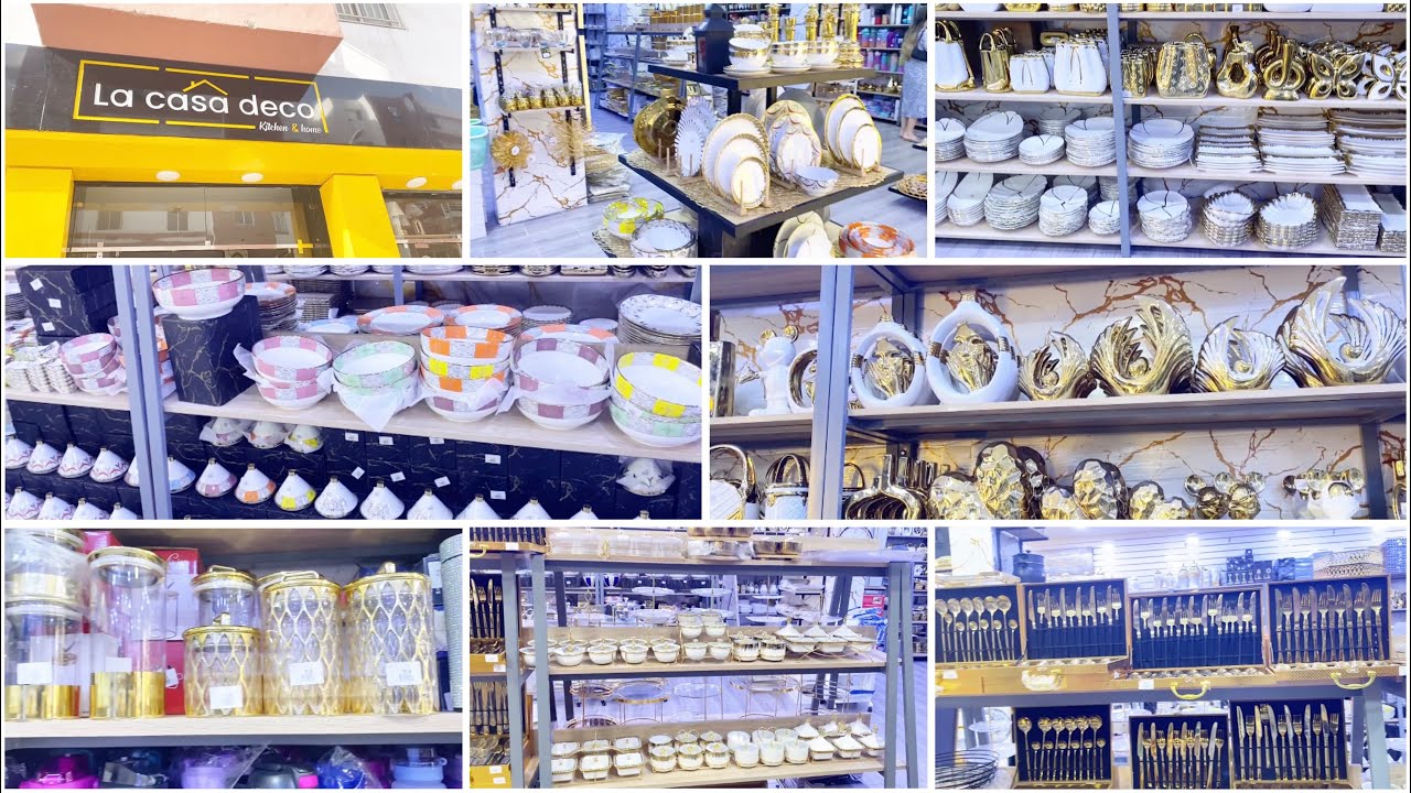 محل  Lacasa deco لبيع الاواني وديكورات المنزل موديلات او شكيلات راىءعة و اختيارات عديدة باكادير