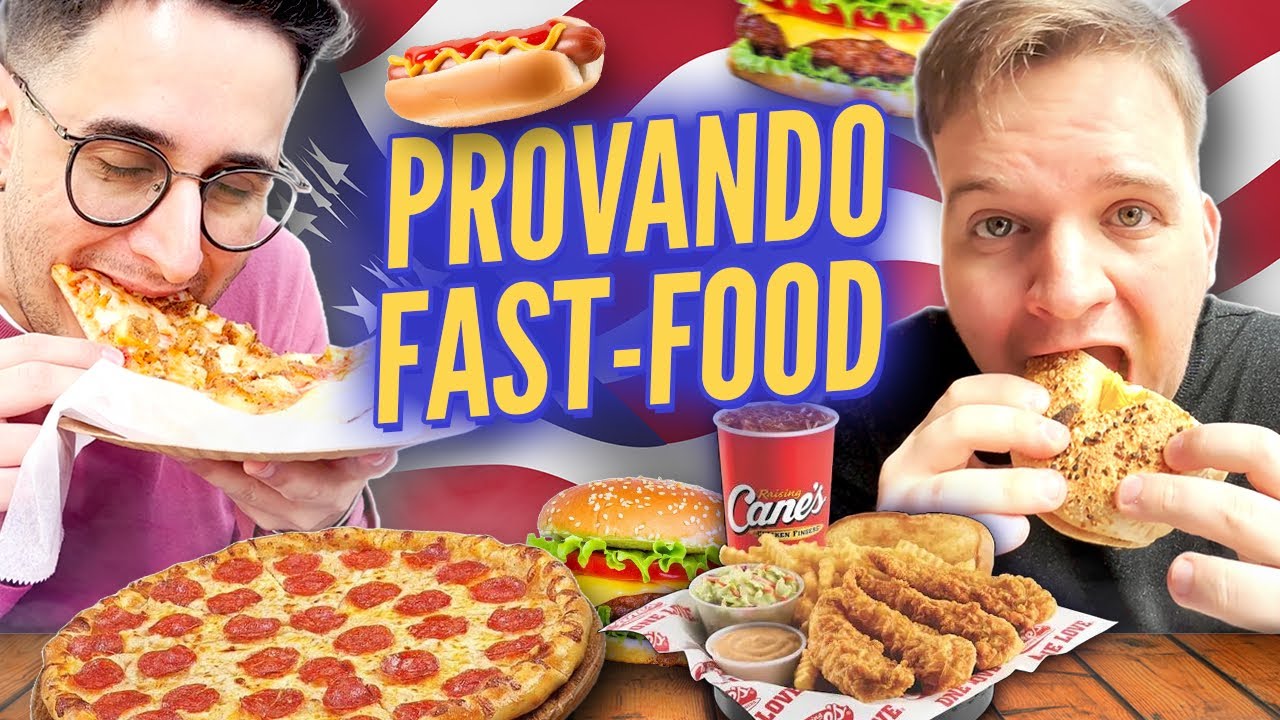 7 DIAS PROVANDO COMIDAS dos ESTADOS UNIDOS 🇺🇸
