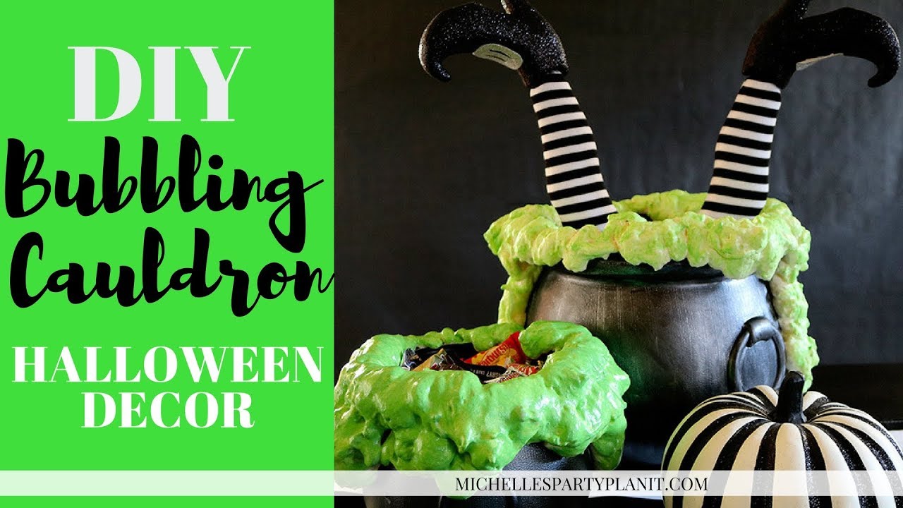 How to Make a Bubbling Witches Cauldron