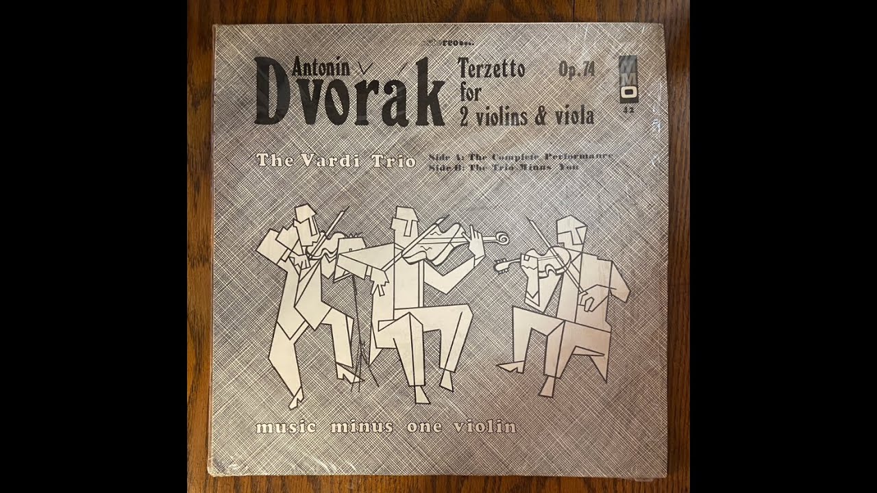 Antonin Dvorak Terzetto for 2 Violins & Viola / 1970