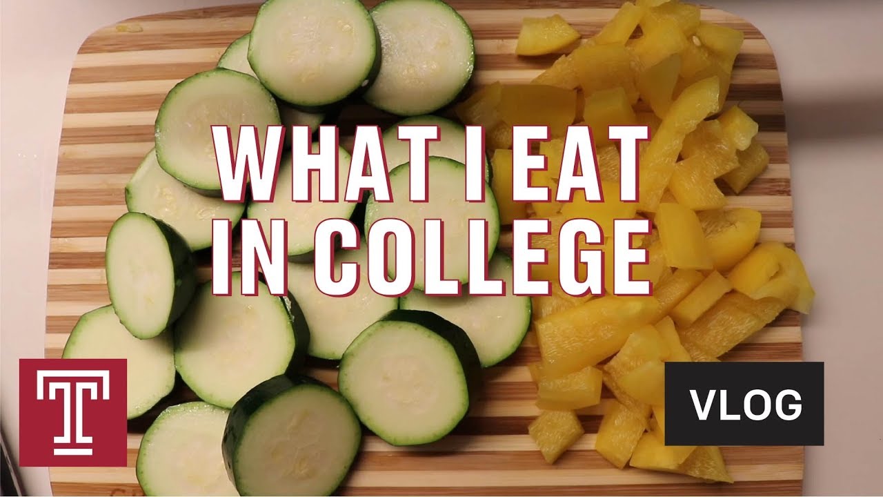 What I Eat In A Day with My College Meal Plan