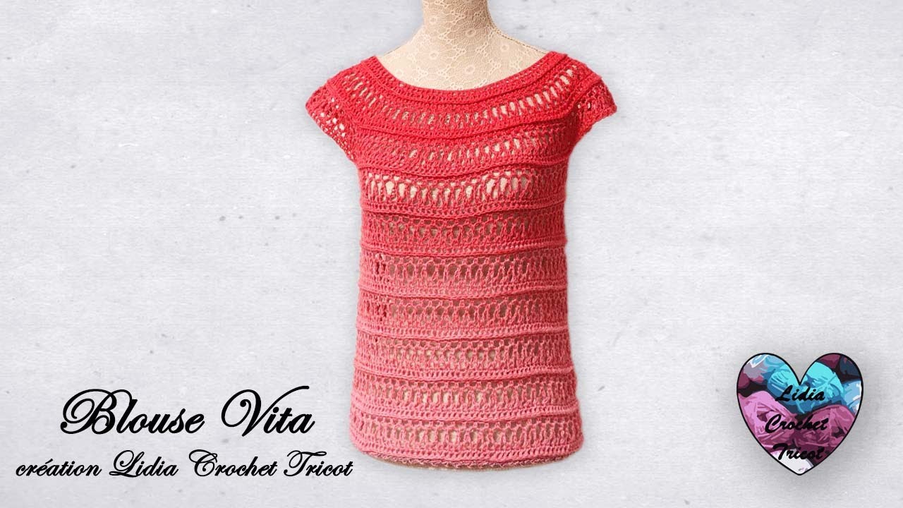Blouse Vita Crochet toutes tailles 