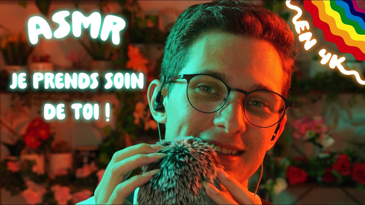 ASMR 4k | Affirmation positive et massage crânien pour t'endormir paisiblement ! 🧡