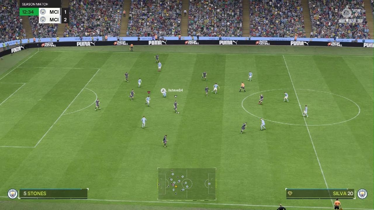 MCI VS MCI FC24  ONLINE SEASON MATCH.        @FIFAGamers  @fifagamerss  @EvoNeonFIFA