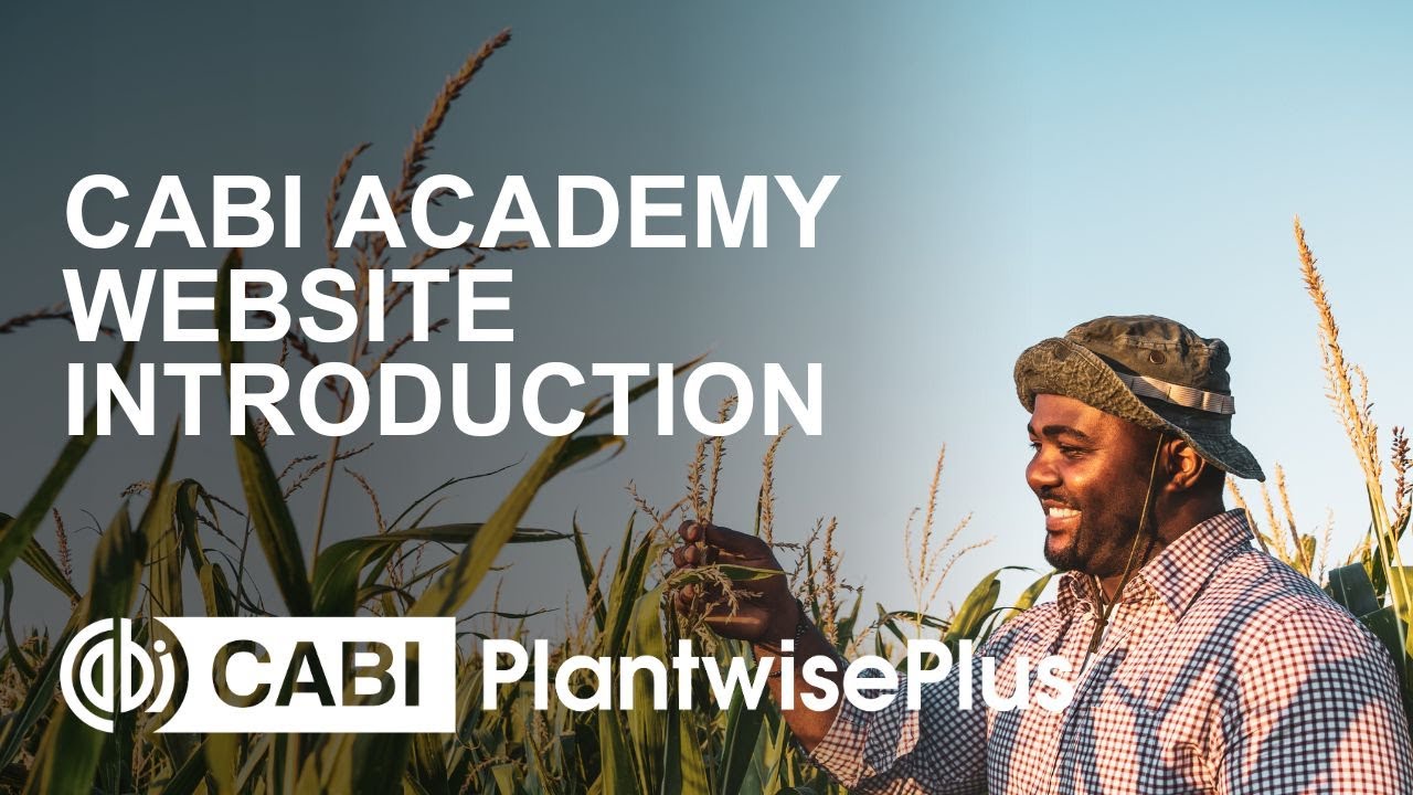 CABI Academy website introduction and basic orientation