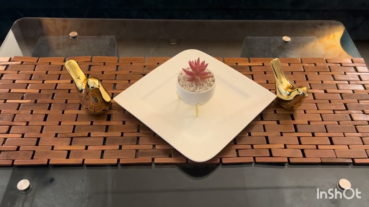 Centre table decor 