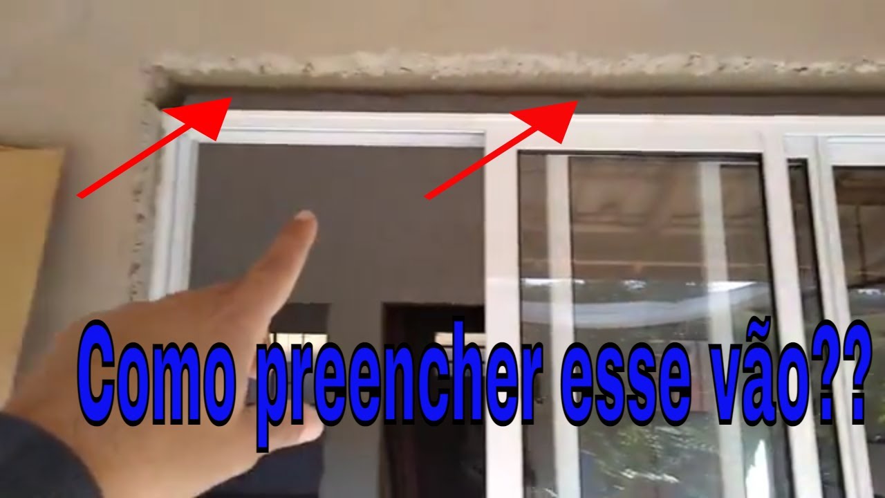 Uma das formas corretas de chumbar batente superior de porta balcão com mais de 1,5 mts...