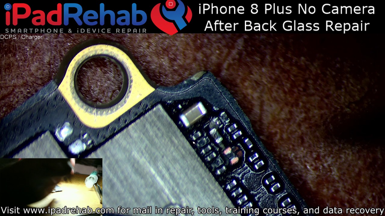 iPhone 8 Plus No Camera after Back Glass Repair