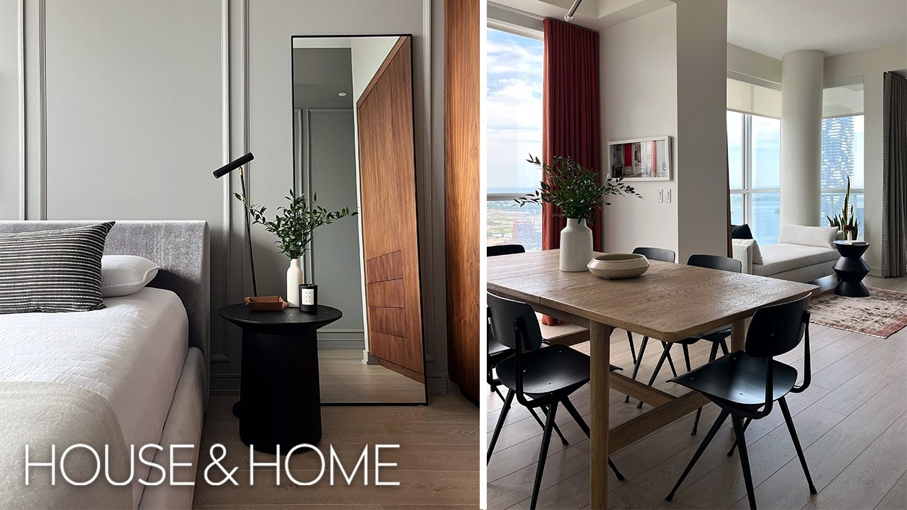 Inside A High-Rise Condo With A Neutral Palette &mdash; And Lots Of Texture