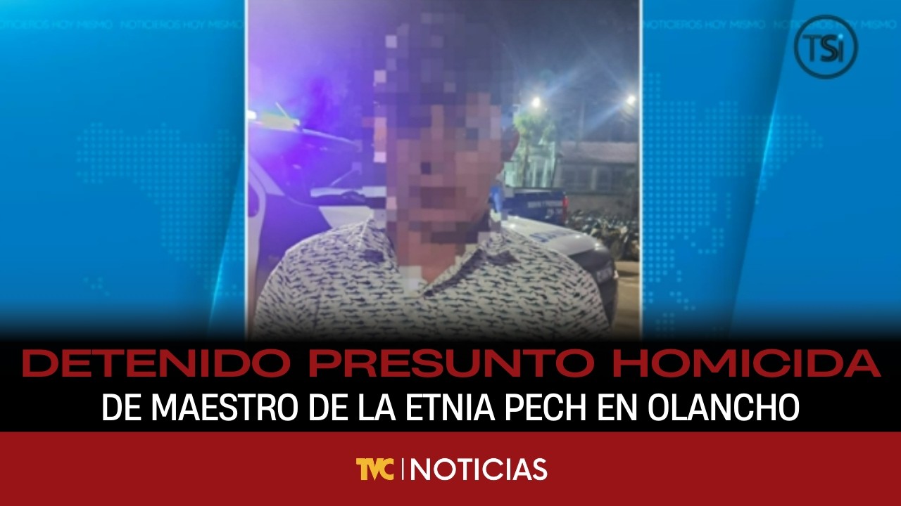 Detienen a presunto homicida de maestro de la etnia Pech en Olancho