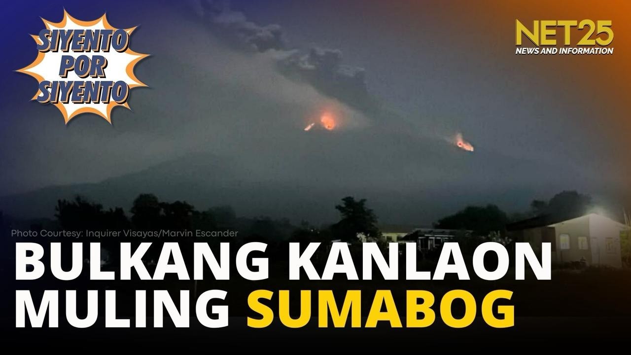 Moderate explosive eruption, naganap sa Kanlaon Volcano