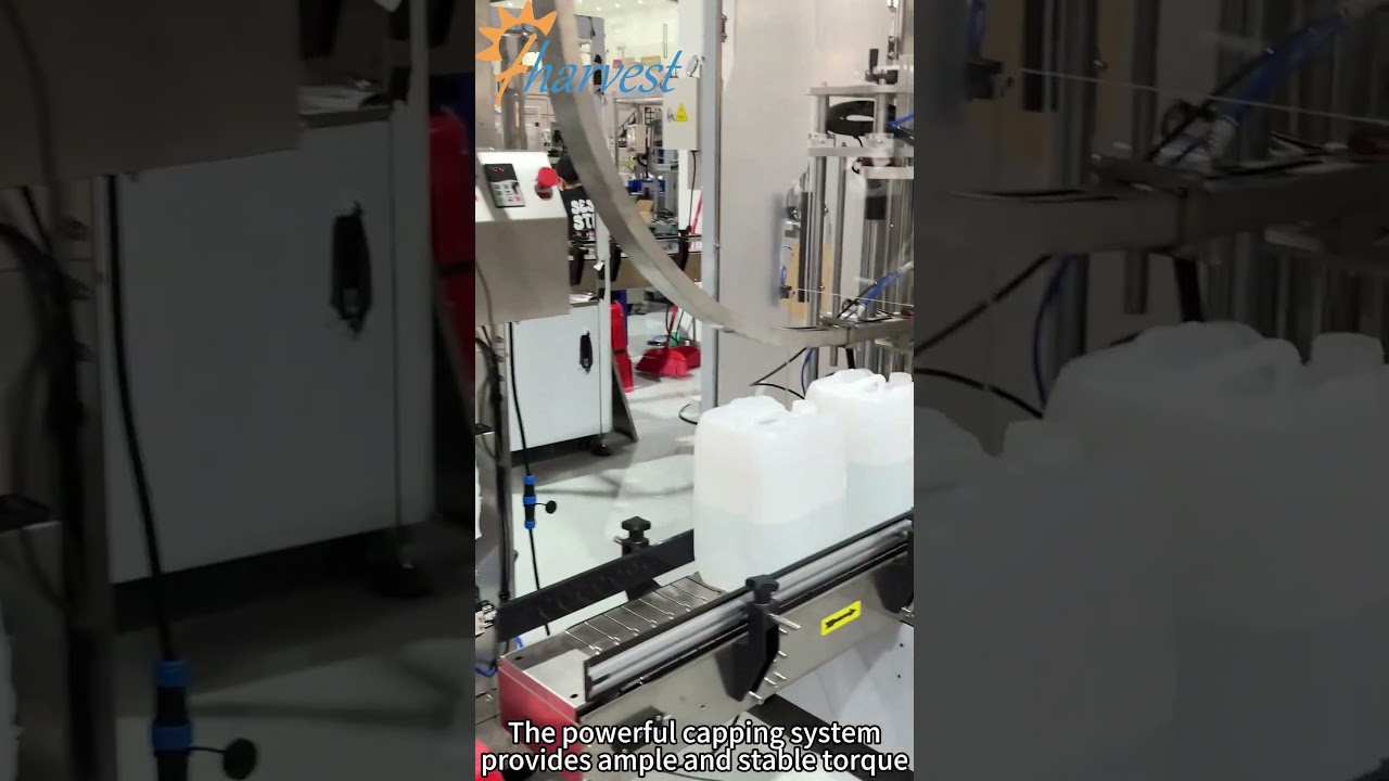 Olio-deposituak estaltzeko makina guztiz automatikoa, tapoia altxatzeko mekanismoarekin, #factory