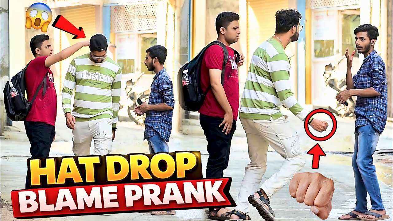 Hat Drop Blame  Prank 😅 |  Prakash Peswani |