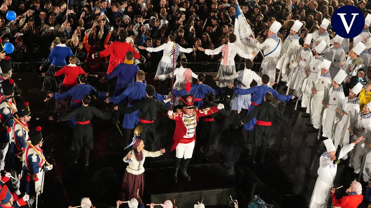 Multitudinaria tamborrada en San Sebastián tras dos años sin fiesta por la pandemia