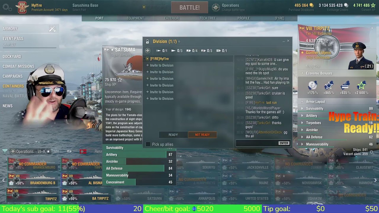 CC 🔥 Community Night Taco Tuesday! on Warships PC