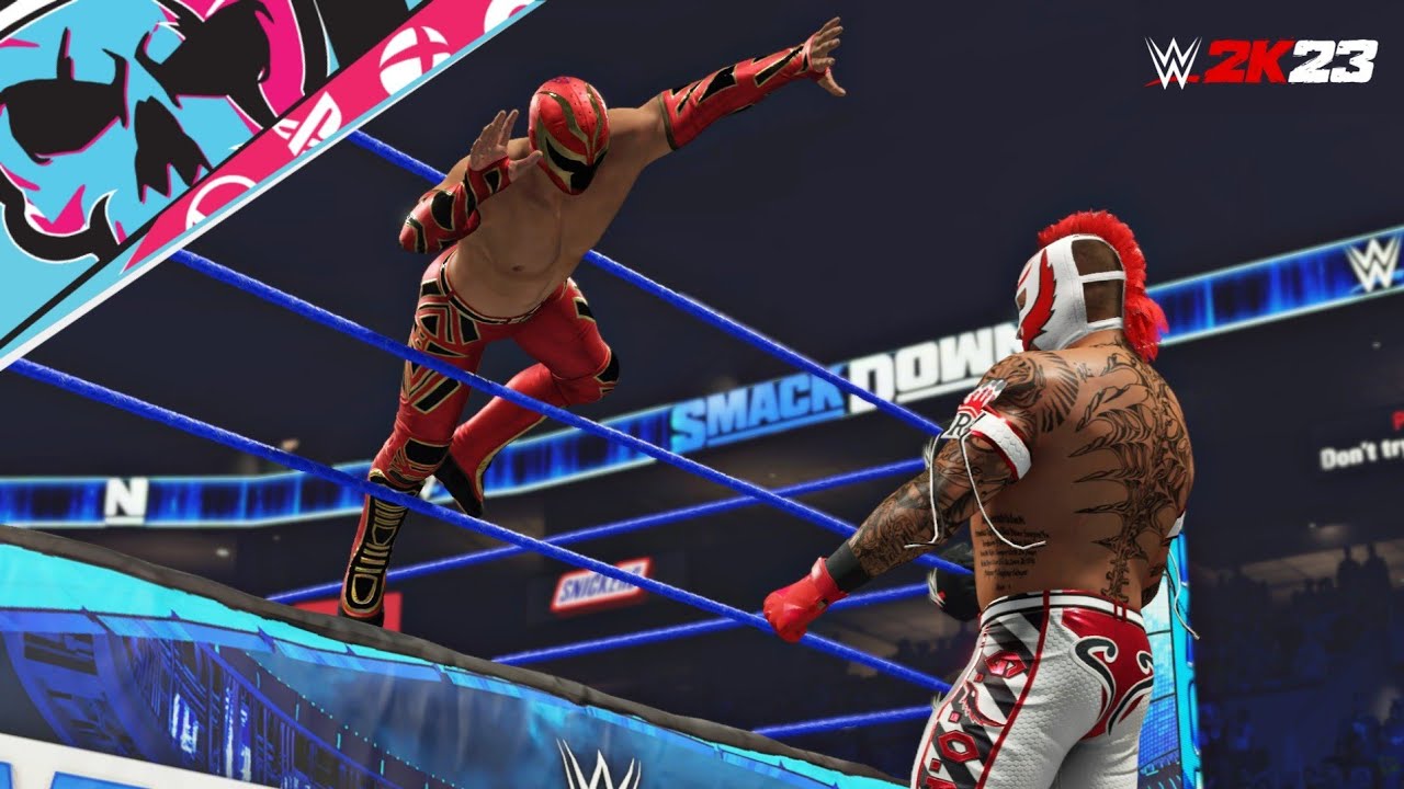 FULL MATCH &ndash; Rey Mysterio VS Axiom &ndash; WWE 2K23 Gameplay (PC UHD) [4K60FPS]