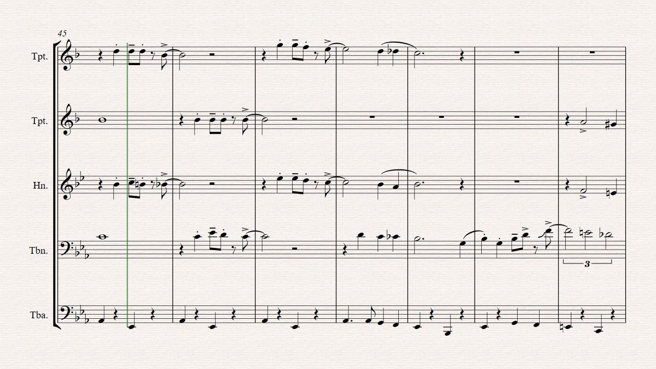 Margie - Dixieland Classic - Brass Quintet