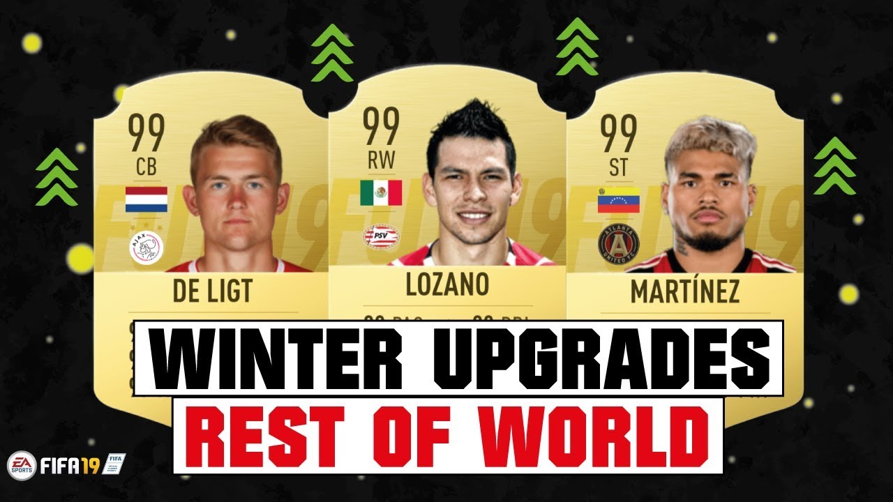FIFA 19 WINTER UPGRADES REST OF THE WORLD 🔥😳| FT. LOZANO, DELIGT, MARTINEZ... etc