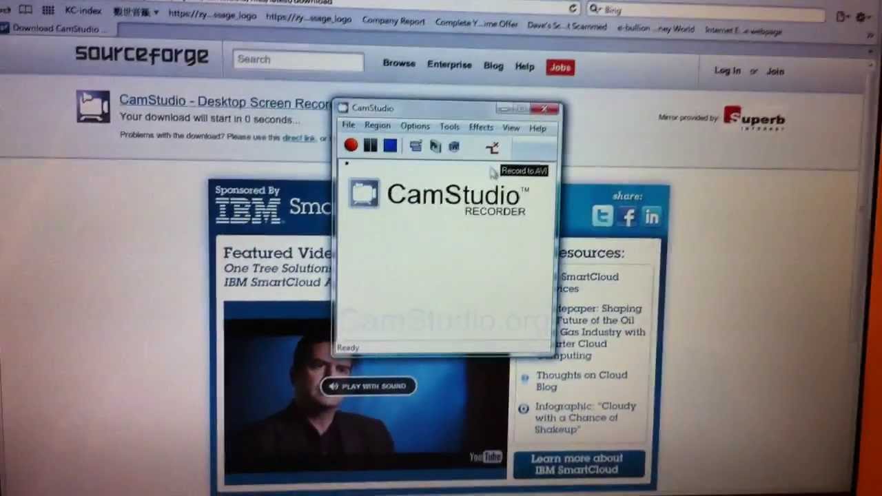 Free Screen Capture Software - Cam Studio Download