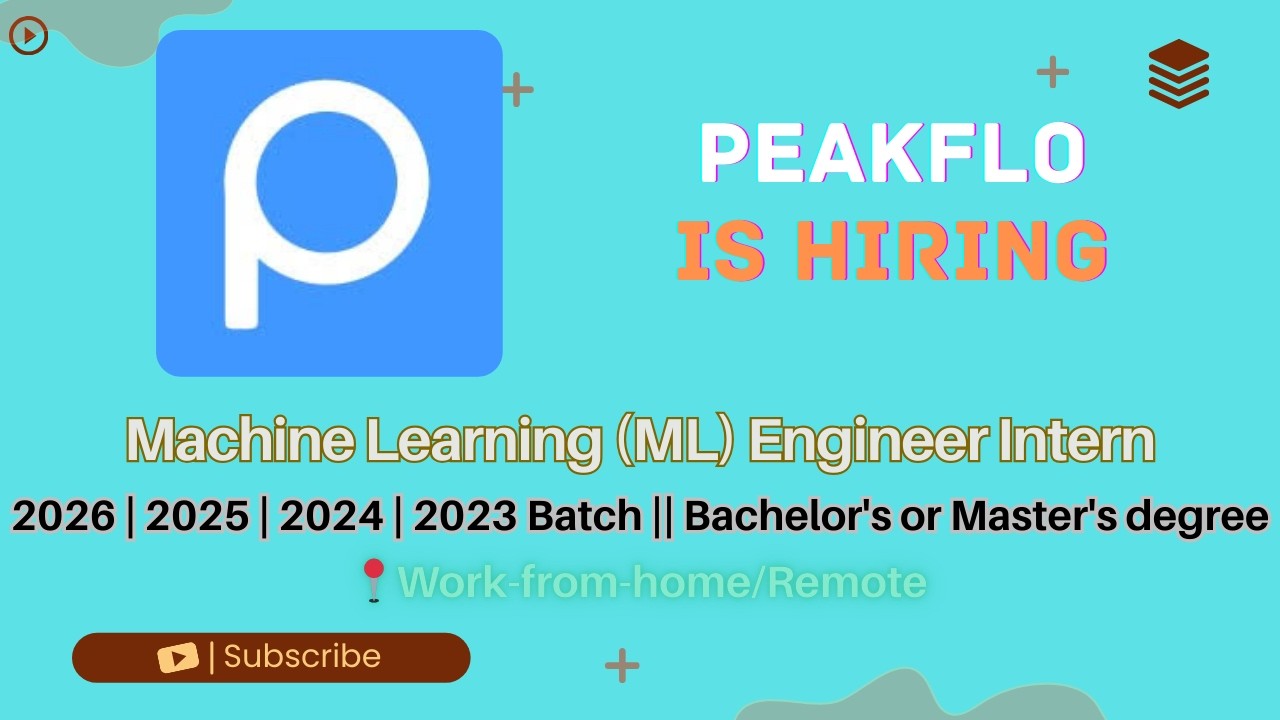 Peakflo Hiring ML Engineer Intern | Remote | 2023&ndash;2026 Batch skilllayer skill layer