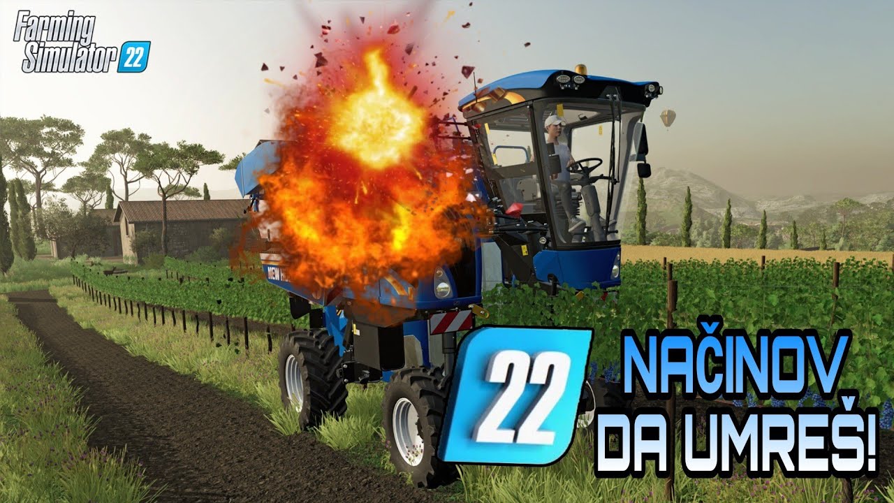 22 NAČINOV KAKO UMRETI V FS22!? (FS13 FS19 FS22)[SLO]