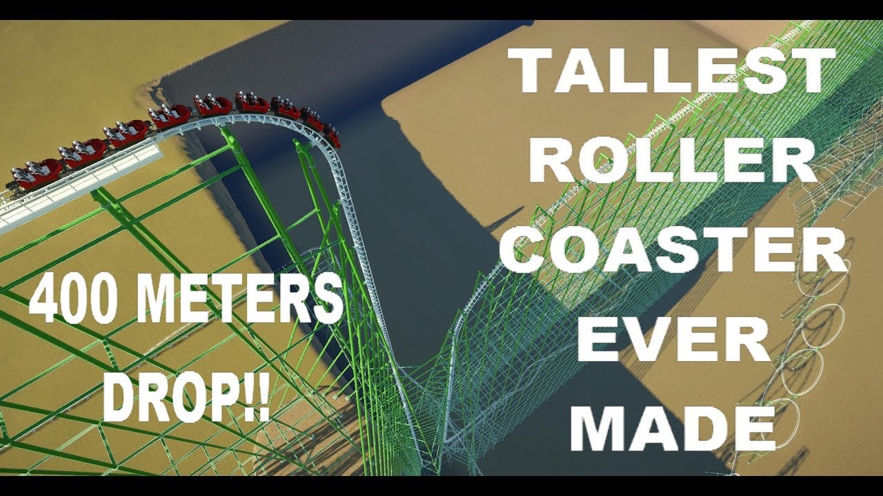 Planet Coaster: TALLEST Roller Coaster ever made 400 meters drop!