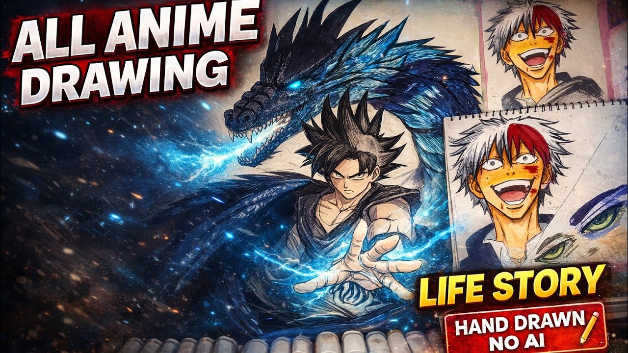 Faizan Malik Gzb is live bro all anime character drawing