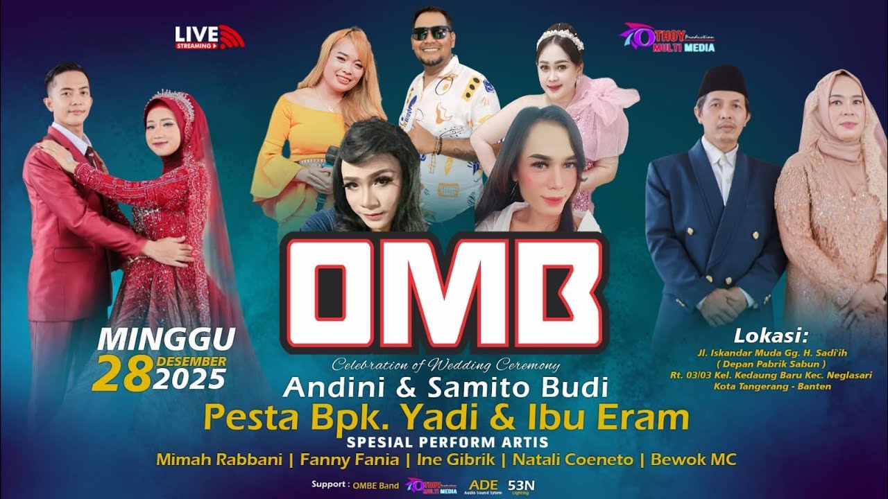 OM-B Bagai Ranting Yang Kering - Fanny Fania feat OMBE Band Live Kedaung 2025