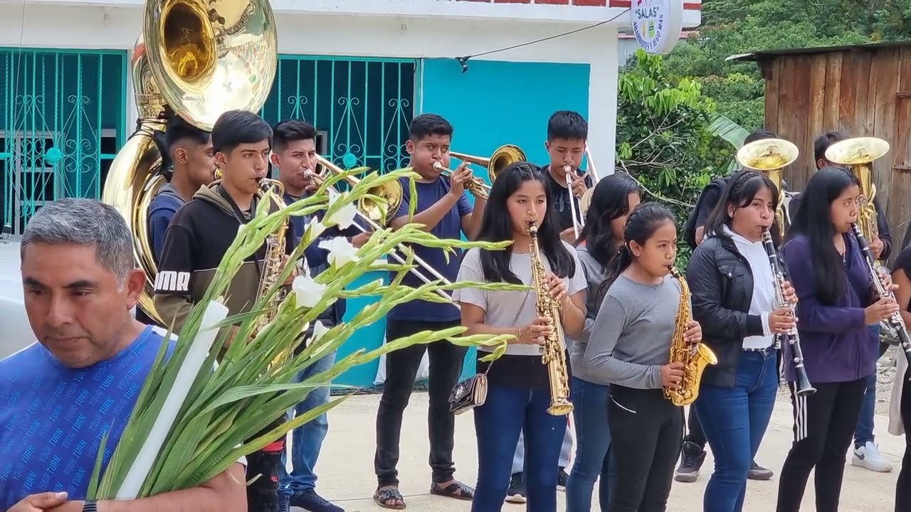 RECEPCION DE LA BANDA DE SANTA MARIA TEMAXCALAPA EN SANTA MARIA LOVANI 2023