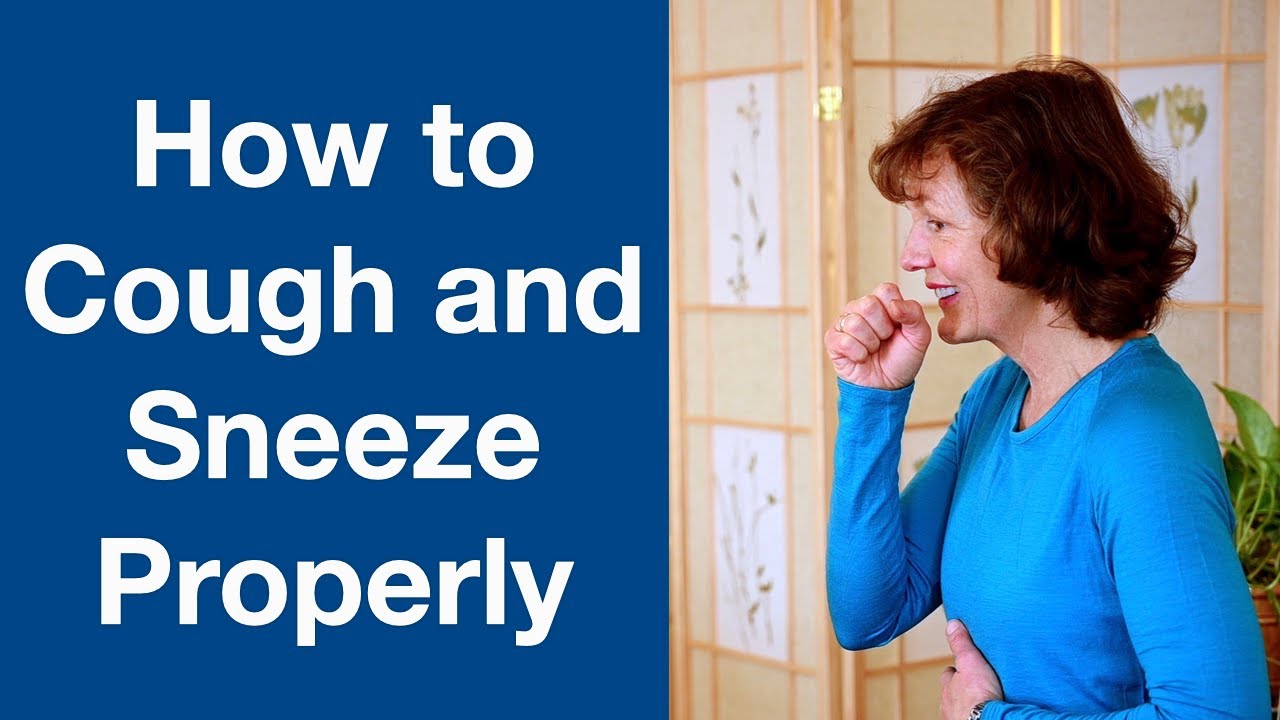 How to Cough or Sneeze Properly!