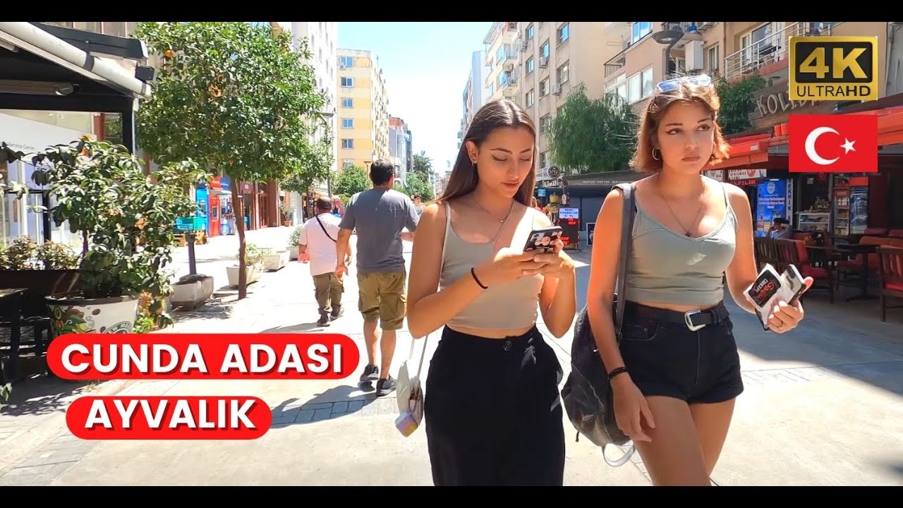 Cunda Adası - Cunda Island Walking Tour 4K | November 2022 | #cunda #walkingtour #ayvalik
