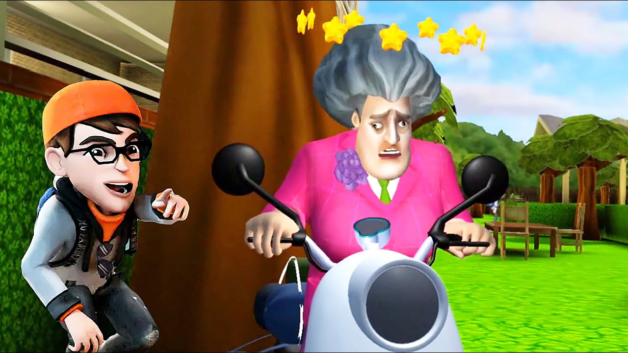 Scary Teacher 3D Version 8.5 | A Scooter Day Out Prank