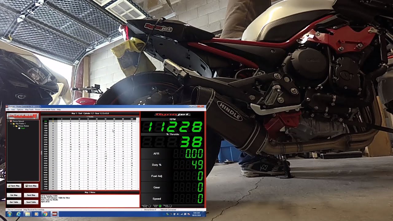 Power Commander V on the FZ6R Tutorial / Overview