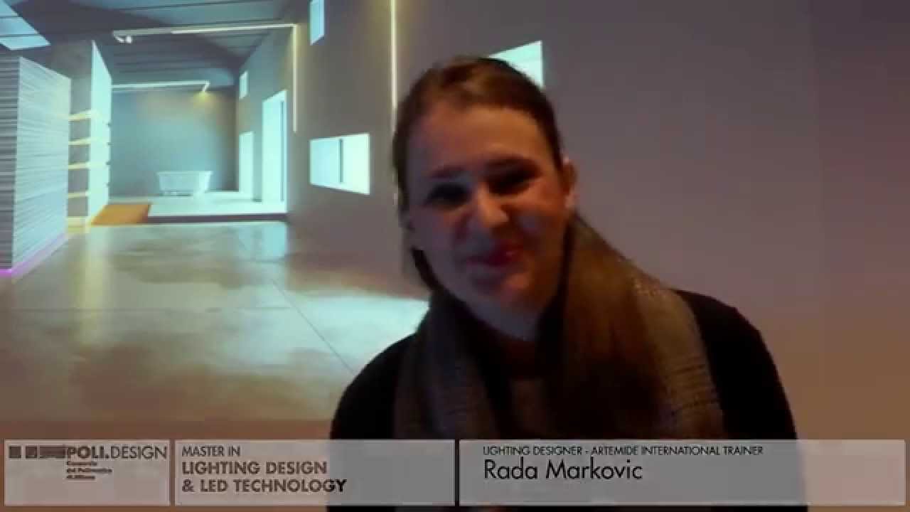 [Lighting Design & Led Technology] Student interview - Rada Markovic