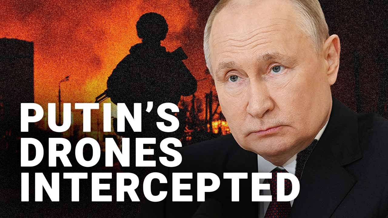 Putin&rsquo;s drone attack intercepted by Ukrainian military as winter hits