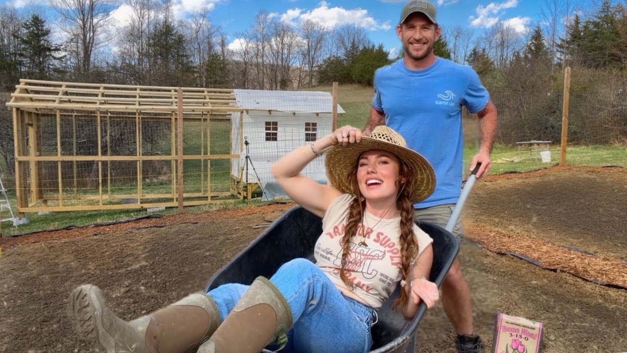 Spring is Here on the Homestead! Garden Prep / Planting + Chicken Coop Progress