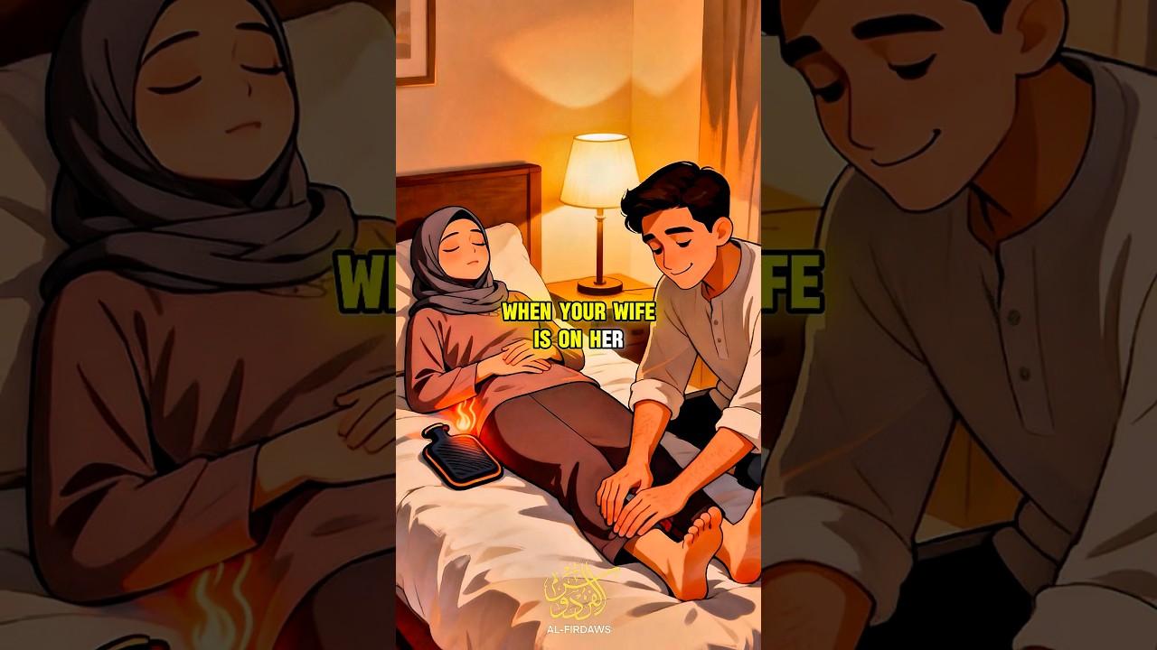 When your wife is on her cycle take care of her👌📣#muslim #nikah #marriage #islamic_video #couple
