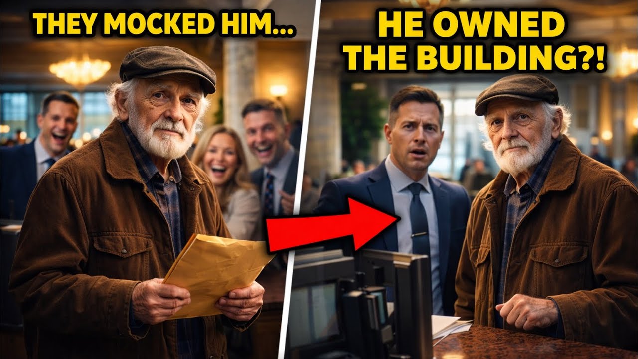 They Mocked the Poor Old Man at the Bank… Unaware He Owned the Entire Building