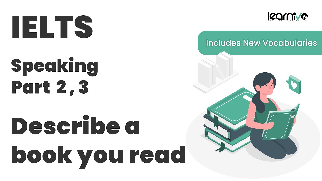 IELTS Speaking, части 2 и 3 | Опишите прочитанную вами книгу | Learnivo #ieltsspeaking #ieltsprep...