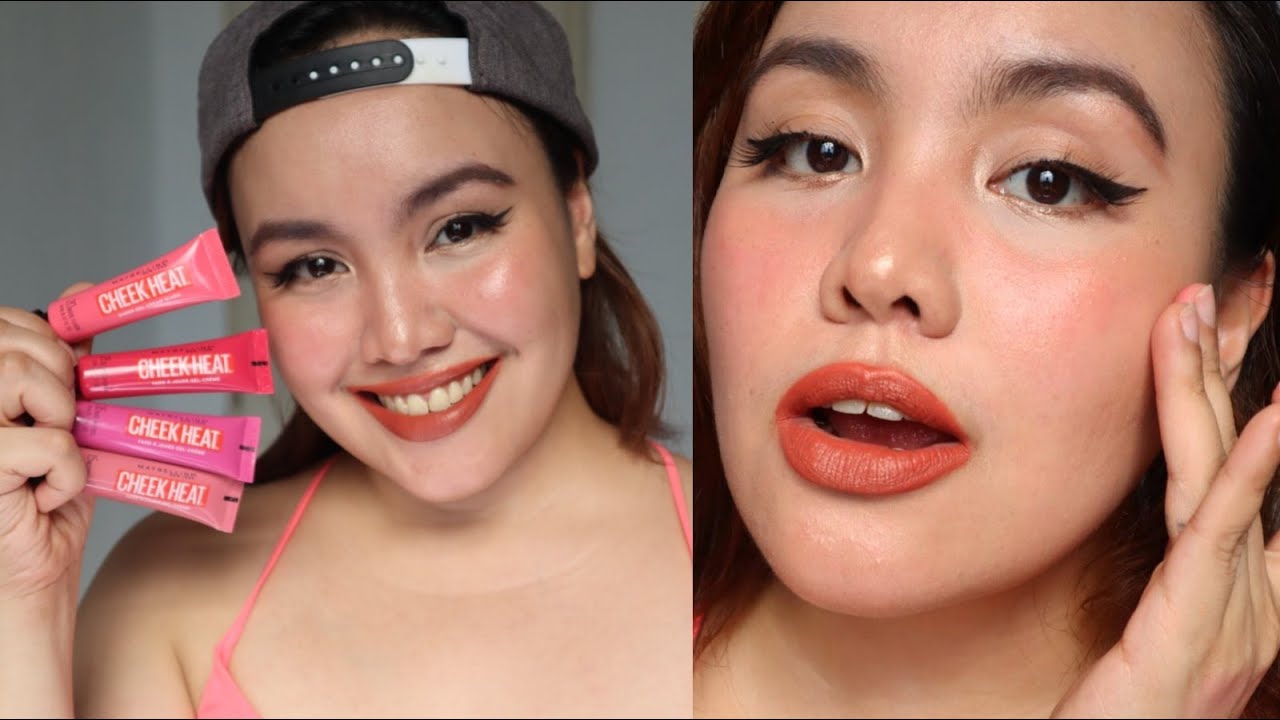 Свотчи румян Maybelline Cheek Heat Gel-Cream! | Мисс Би
