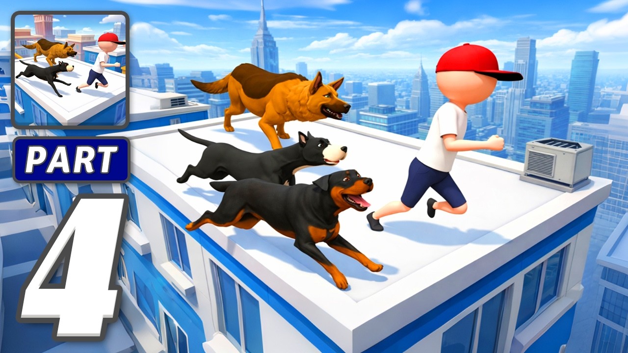 Mad Dogs - Gameplay Walkthrough Part 4 - Unleash Dog Chaos (iOS, Android)