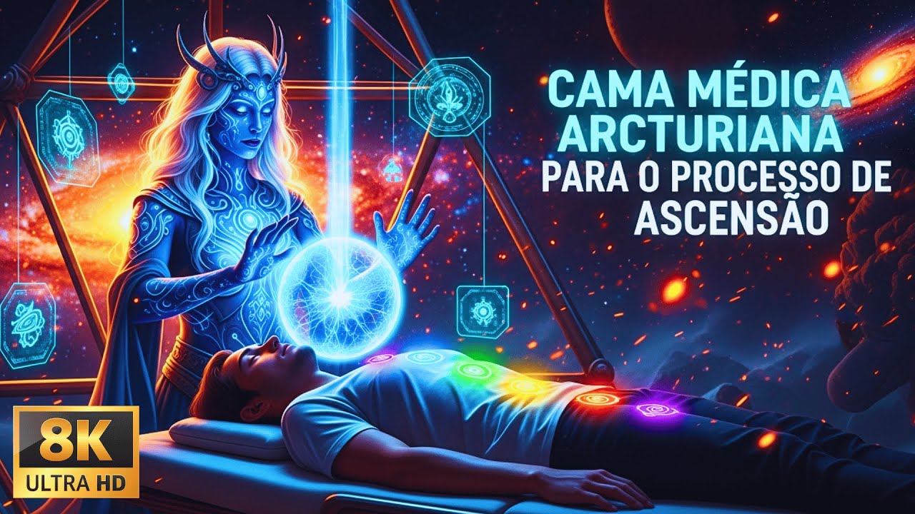 CAMA MÉDICA ARCTURIANA PARA O PROCESSO DE ASCENSÃO 💖 Expansão vibracional do ser
